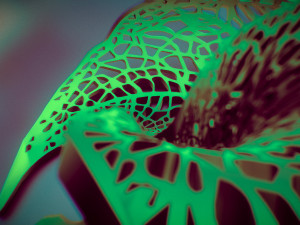 leafy torus lampshed Modello di stampa 3D