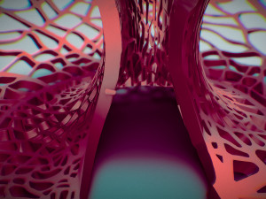leafy torus lampshed Modello di stampa 3D