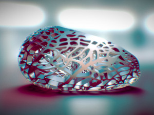 leafy torus lampshed Modello di stampa 3D