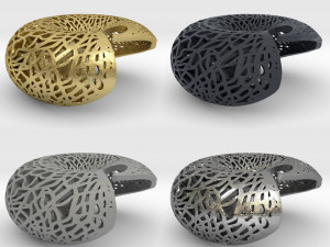 leafy torus lampshed Modello di stampa 3D