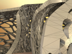 leafy torus lampshed Modello di stampa 3D