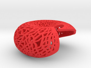 leafy torus lampshed Modello di stampa 3D