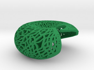 leafy torus lampshed Modello di stampa 3D