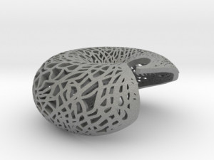 leafy torus lampshed Modello di stampa 3D