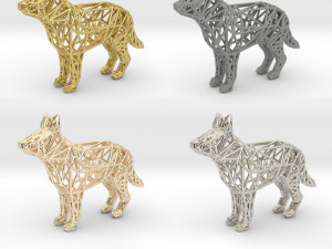 german shepherd Modelo de impresión 3D