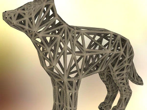 german shepherd 3D Print Model