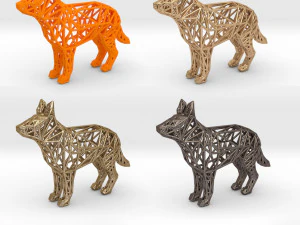 german shepherd 3D Print Model
