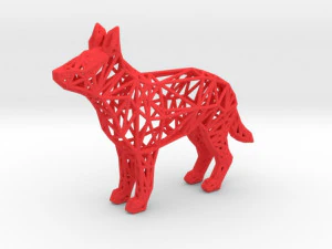 german shepherd 3D Print Model