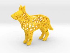 german shepherd 3D Print Model