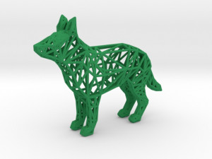 german shepherd Modelo de impresión 3D