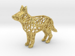 german shepherd Modelo de impresión 3D