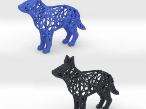 german shepherd 3D Print Model