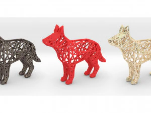 german shepherd 3D Print Model