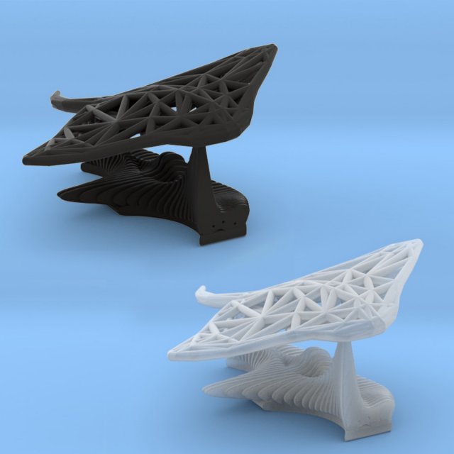 sting ray 3D Print Model .c4d .max .obj .3ds .fbx .stl .blend 