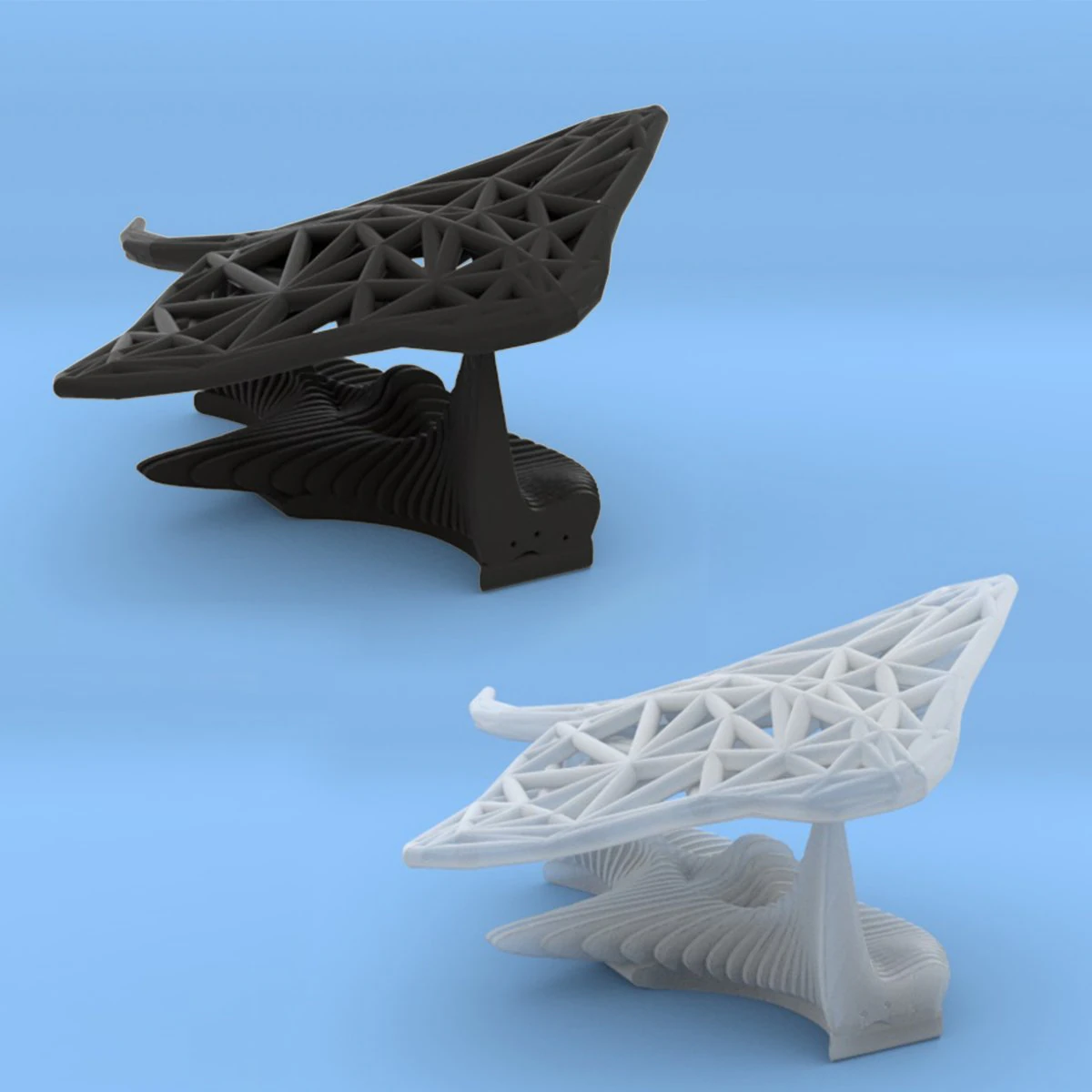 sting ray 3D Print Model .c4d .max .obj .3ds .fbx .stl .blend 