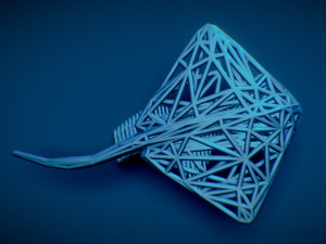 sting ray 3D Print Model