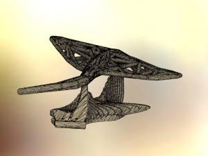 sting ray 3D Print Model