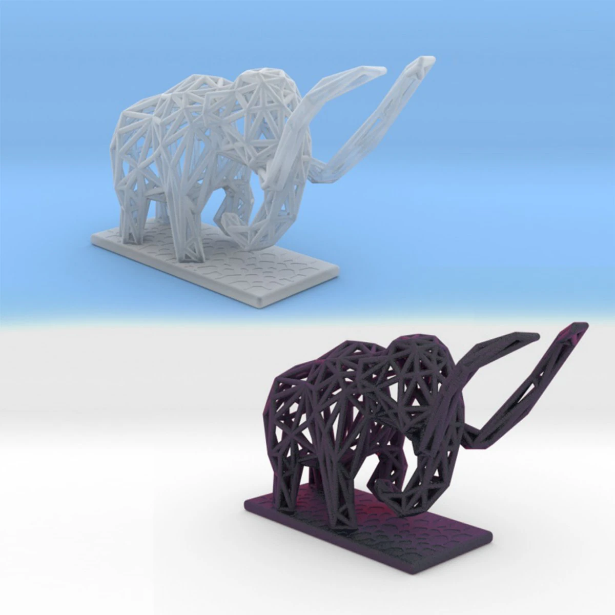 mammoth 3D Print Model .c4d .max .obj .3ds .fbx .stl .blend