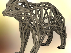 racoon Modello di stampa 3D