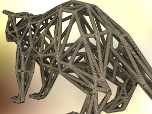 racoon Modello di stampa 3D