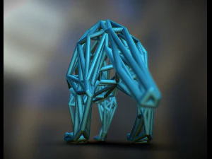 racoon 3D Print Model