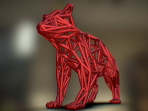 racoon Modello di stampa 3D