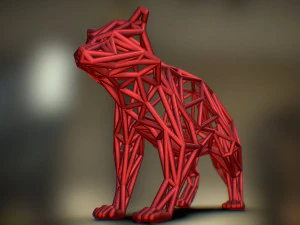 racoon 3D Print Model