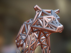 racoon Modello di stampa 3D