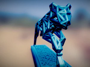 चीता 3D प्रिंट मॉडल