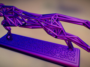 cheetah 3D Baskı Modeli