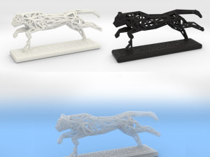 cheetah 3D Baskı Modeli