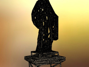christ statue 3D 프린트 모델
