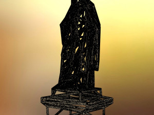 christ statue 3D 프린트 모델