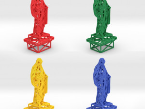 christ statue 3D 프린트 모델