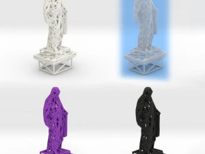 christ statue 3D Print Model