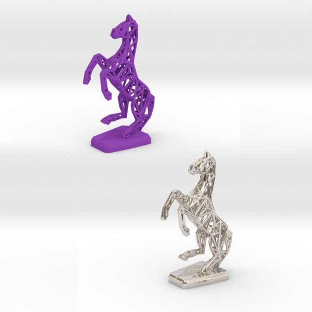 horse 3D 打印模型 .c4d .max .obj .3ds .fbx .stl .blend 