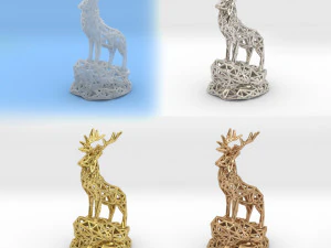 deeradult male 3D Print Model