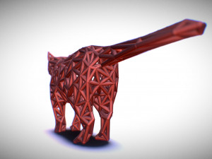 standing cat 3D Print Model