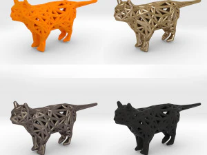 standing cat 3D Print Model