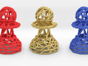 मोहरा 3D प्रिंट मॉडल