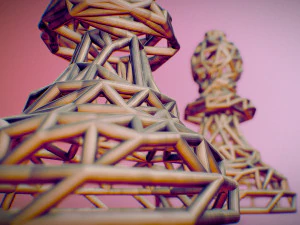 bispo Modelo de Impressão 3D