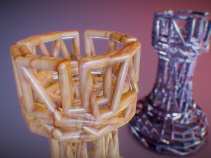 rook chess piece Modèles 3D en vedette