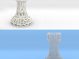 rook chess piece Modèles 3D en vedette
