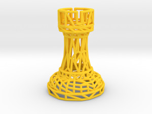 rook chess piece Modèles 3D en vedette