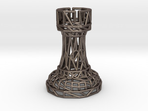 rook chess piece Modèles 3D en vedette