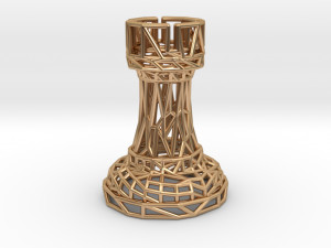 rook chess piece Modèles 3D en vedette