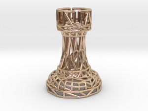rook chess piece Modèles 3D en vedette