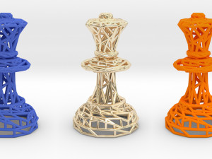 queen 3D Print Model
