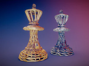 king chess piece 3D Print Model