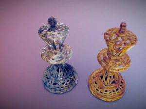 king chess piece 3D Print Model
